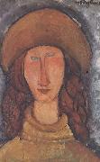 Amedeo Modigliani Jeanne Hebuterne (mk38) USA oil painting artist